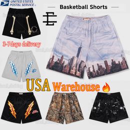 erics emanels shorts Mens Swim Ees Shorts Designer Fashion Basketball Gym Jogger Beach Pants High Quality Summer Board Trunks Mesh Lining Casual Sport Running Short